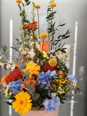 Ανθοσύνθεση σε καλάθι #528