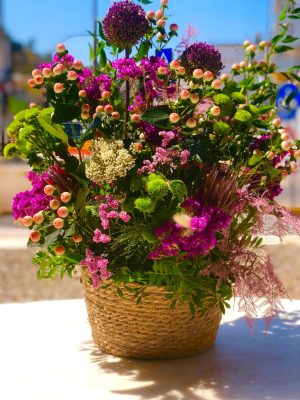 Ανθοσύνθεση σε καλάθι #529