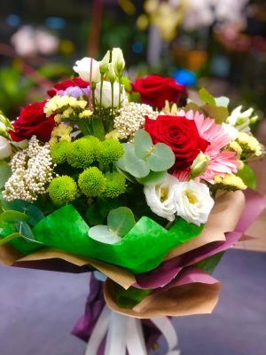 Μπουκέτο με διάφορα λουλούδια #536