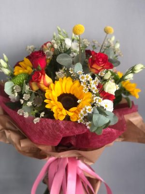 Μπουκέτο με διάφορα λουλούδια #539