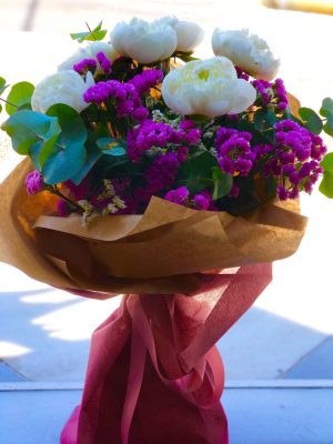 Μπουκέτο Αμάραντος Παιώνιες #532